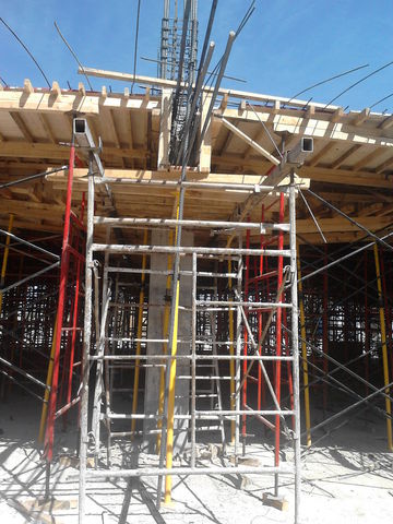 HABILITADO DE CIMBRA Y APUNTALAMIENTO EN TRABE
